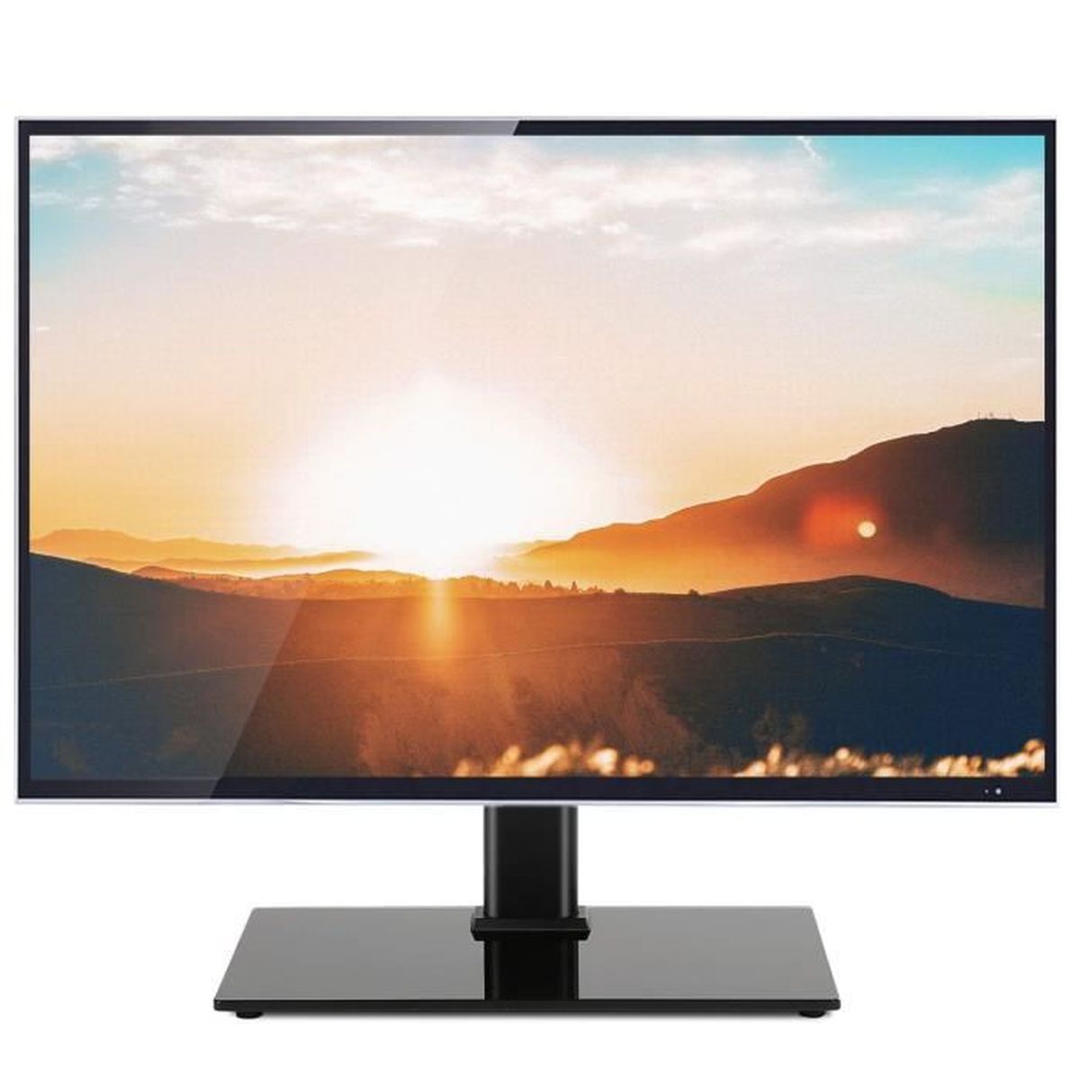 Support TV Universel à Pied 40-86 Pouces – Réglable Hauteur & Pivotant ±55° – Charge 66 Kg – Pour LED LCD Plasma