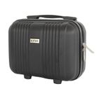 Trousse de toilette rigide vanity Alistair - Collection Airo - Abs ultra résistant - Noir