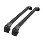 APLINE Barres de Toit ACE-2 Railing Porte-Bagages de voiture NOIR - Peugeot 5008 2017-2024