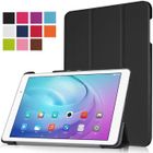 HOOXSPEED Coque Samsung Galaxy Tab A 8 2019 Housse SM-T290/T295 Mince Léger Cuir PU Étui de Pretection Samsung Galaxy Tab A 8.0 2019 -noir