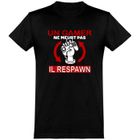 BRAND tee shirt homme humour | Cadeau imprimé en France | 100% coton, 185gr | un gamer ne meurt pas respawn