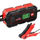 TOOLUCK 220-240V Chargeur de Batterie 6V-12V, 4A, Mainteneur de Chargeur Batteri auto 70W, Chargeur de batterie intelligent Écran tactile