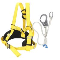 Protection antichute extérieure, harnais de sécurité pour fonctionnement à haute altitude avec corde et sac, capacité de charge