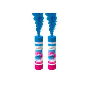 Fumigène bleu baby shower : Un petit garçon arrive