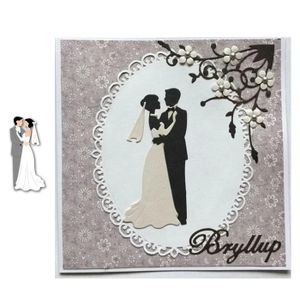 Matrices Découpe Scrapbooking Gaufrage Motif Mariage Amour - Acier Carbone