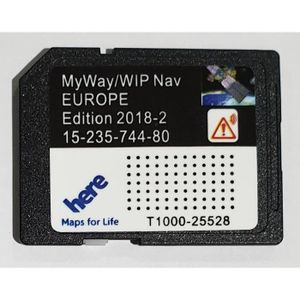 CARTE MÉMOIRE Carte SD GPS Europe RNEG 2018-2 PEUGEOT CITROEN (W