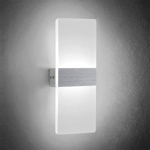 Blanc Chaud SISVIV Applique Murale LED Intérieur en Fer Lampe Moderne Designe Originale Ampoule E27 Inclus Eclairage Décorative pour Chambre Escalier Salon Bureau