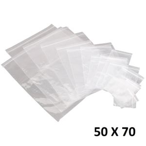 Sachet fond plat cellophane transparent 5,5x24cm - par 1000