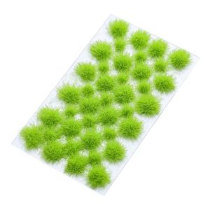FLEUR ARTIFICIELLE Porte-encens,Gazon artificiel Miniature,touffes,buisson,Micro-grappe de plantes de paysage,modèle de - B-yellow-green 39pcs