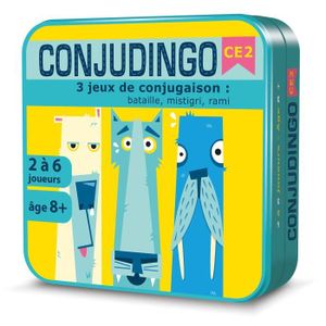 JEU D'APPRENTISSAGE Aritma - ConjuDingo CE2 - Jeux de cartes, Conjugai