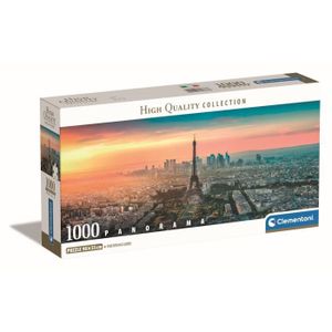 PUZZLE Clementoni - 1000p Panorama Paris - 98 x 33 cm - A
