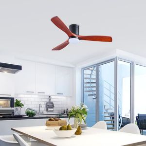VENTILATEUR DE PLAFOND Ventilateur de plafond HOMEWELL - LED - Blanc - 73