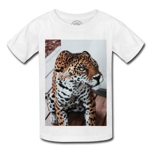 La montagne unisexe enfant forteresse Léopard Animal T Shirt 