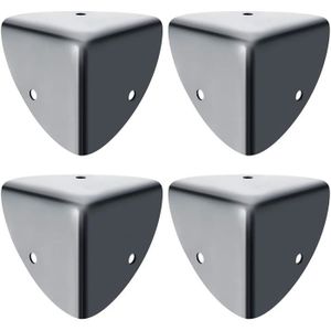 12 Protecteurs D'Angle Métal Vintage 20x20x20mm - Pour Coffres Et Meubles Bois