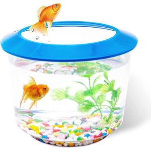 AQUARIUM Pet Living - Petit aquarium pour poissons rouges e