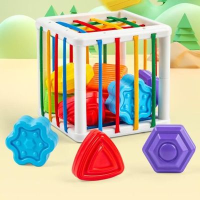 Cube D'Activité 6 En 1 Bébé 1-3 Ans – Jouet Sensoriel Montessori Éveil, Portable Pour Voyage, Cadeau Garçon Fille 12-18 Mois