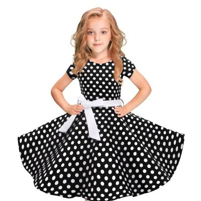 Enfants filles robe vintage a pois princesse Swing robes de soiree Rockabilly rouge 13601 Rouge Cdiscount Pret a Porter
