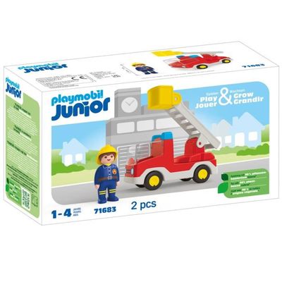 PLAYMOBIL Junior 71683 Camion de pompier, Dès 12 mois Cdiscount