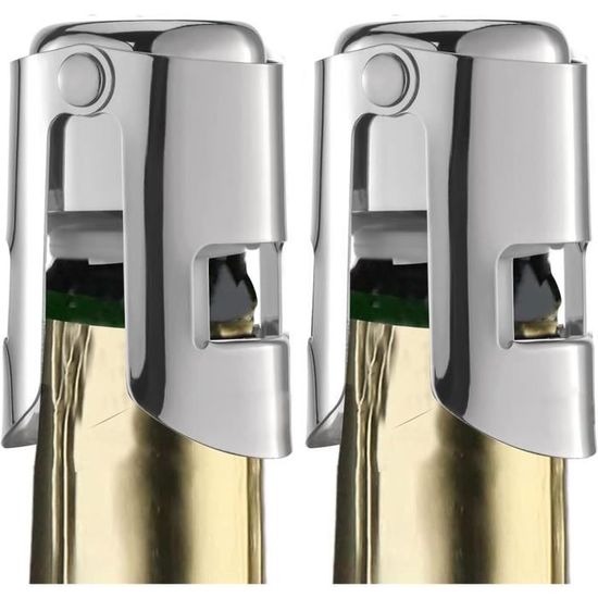 Lot De 2 Bouchons à Champagne Publicitaire MUMM Et RENE DOSNE (Reims) - Inox