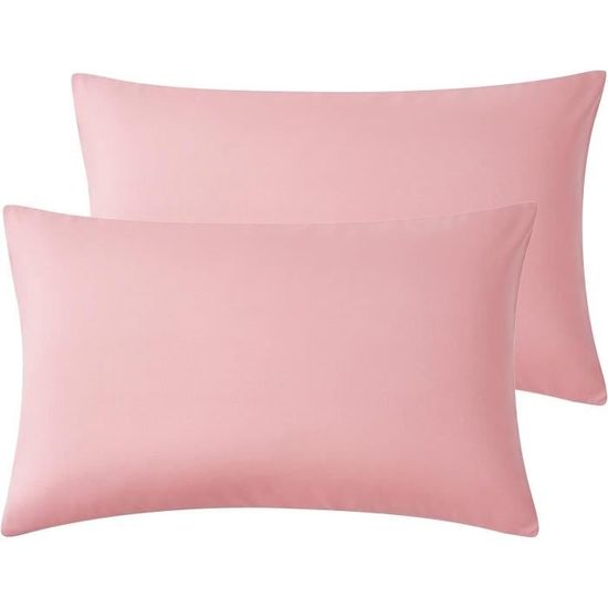 Housse De Coussin 40x80 Cm Bleu Fleurs – Lot De 2, Rectangulaire, Tissu Velours Doux, Fermeture éclair Invisible