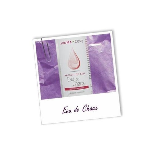 AROMA ZONE EAU DE CHAUX 1 litre produit de base Nettoyant doux pour fabriquer des liniments oléo