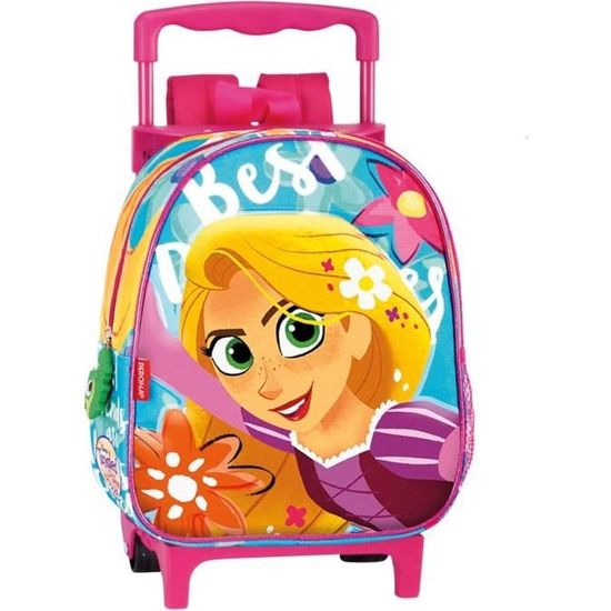 Sac roulettes Princesse Raiponce 28 CM maternelle Best Haut de