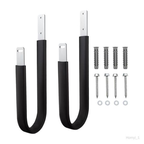 Supports Muraux Pour Skateboard – Lot De 6 – En Métal Réglable, Avec Vis – Pour Skate, Longboard, Penny Board – Rangement Mural