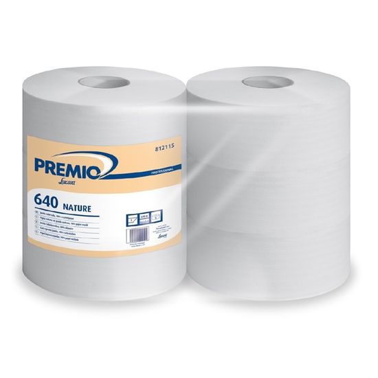 Papier toilette jumbo 640m blanc colis de 6 - Lucart Novatissue Sas ...