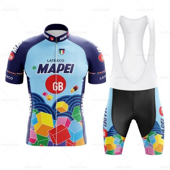 Cuissard Vélo Cyclisme Équipe MAPEI – Taille XL, SMS Santini – Très Bon état