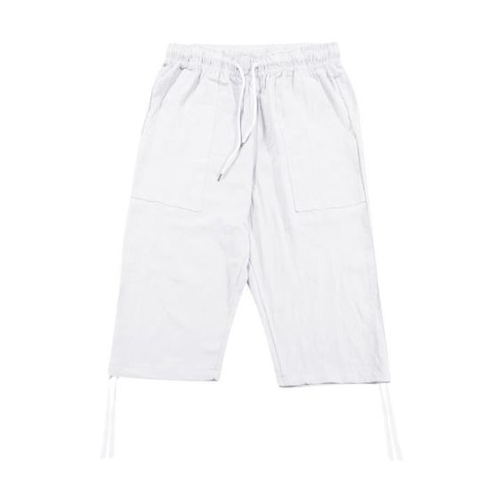 Minetom Hommes Shorts Bermudas Cargo Été - Pantalons Courts Outdoor Casual Avec Multi-Poches - Mélange Coton