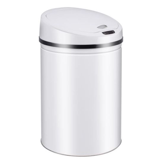 ABB Poubelle à capteur automatique 80 L Acier inoxydable - Qqmora