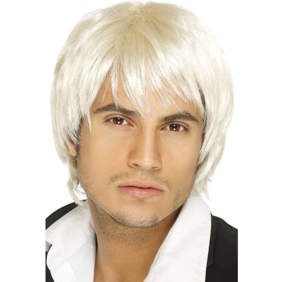 perruque homme blond