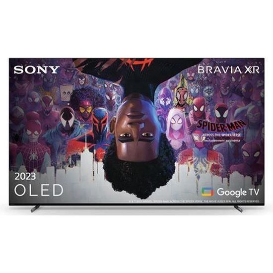 Sony TV OLED XR-65A80L Série Bravia A80L 164 cm 4K HDR Google TV 2023 Noir - 4548736150683
