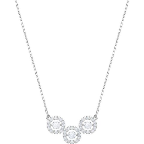 Charme En Métal Rhodié Avec Cristaux SC Crystal - Pour Bracelet Ou Collier - Fermoir Mousqueton 11mm