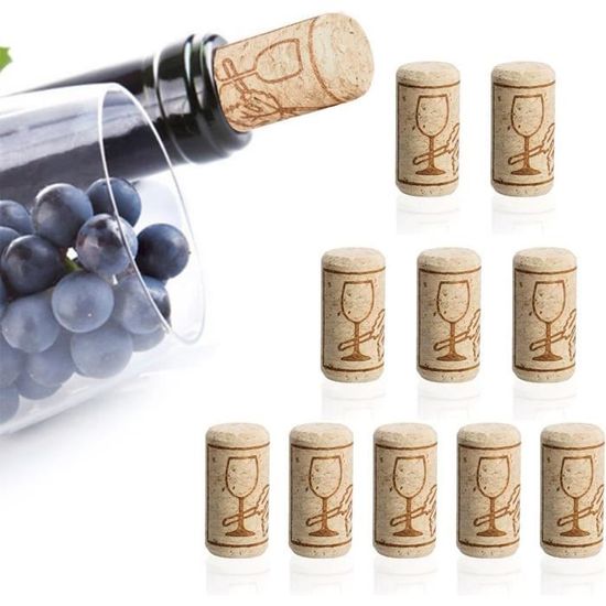 Lot De 25 Bouchons En Liège Naturel Pour Vin Blanc - Idéal Pour Loisirs Créatifs