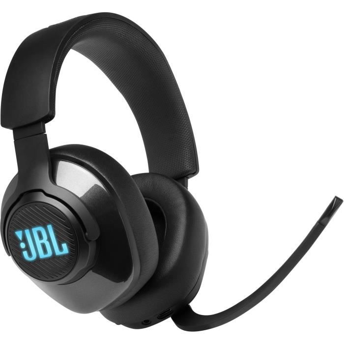 JBL Quantum 400 - Casque filaire gaming supra-aural avec RVB et son Surround - Noir