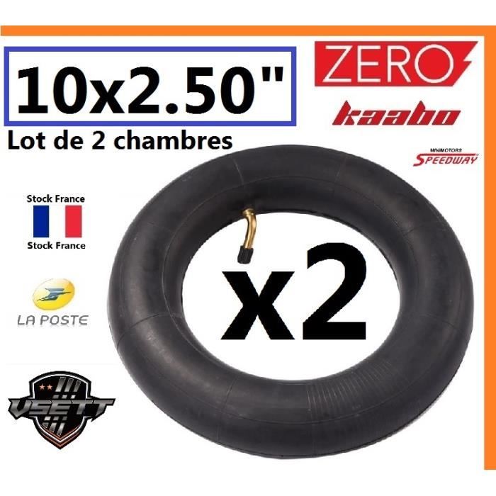 TREFAN 10 X 2,5 Tuyau épaissi Pour Speedual Zero 10X/VSETT/Speedway 5/Dualtron 3 Scooter électrique, Tube Intérieur, Tube Intérieur, Pneus De Rechange