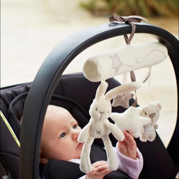 Jouet De Premier Age Portique D'Éveil Mobile Baby Car Musique Accroché Suspendu sur le Lit Landau Poussette