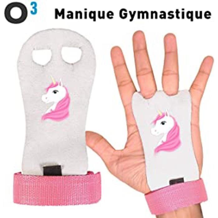 Manique Gym - Paire De Maniques De Gymnastique Pour Enfant - Parfait Pour La Gym Au Sol Et Les Agrès (Poutre, Barres,Cheval) - Protè