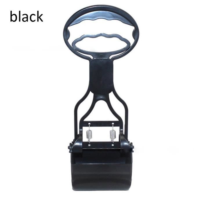 Sac de proprete excrements,Pelle à Long manche 28cm pour animaux de compagnie Ramasseur à Long manche pour nettoyer - Type Black