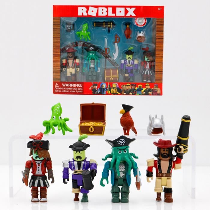 ROBLOX Pirate Showdown Mix & Match ensemble 7 cm PVC Suite jouets modèle Figurines blocs de construction cadeaux de noël