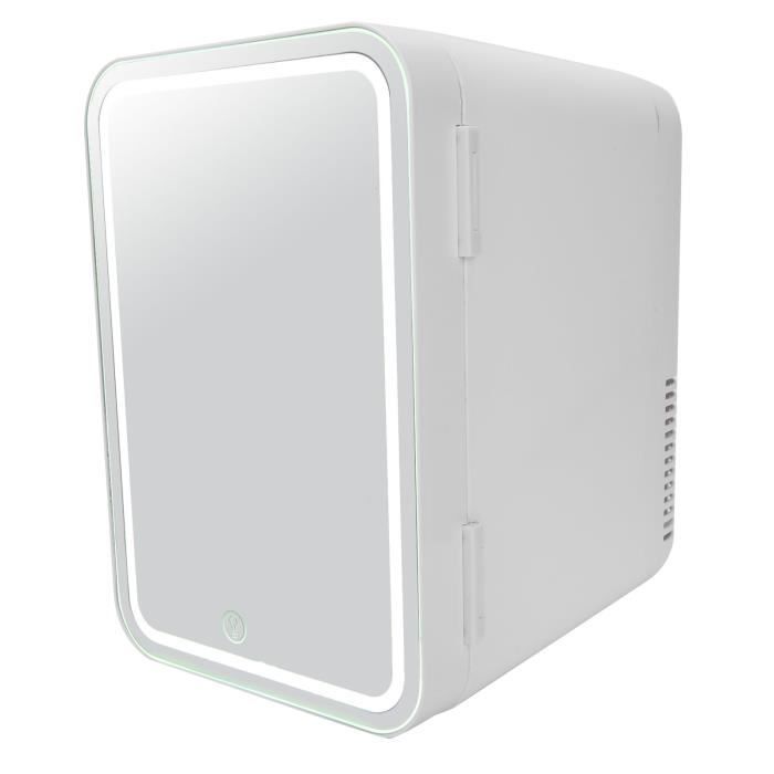 Tbest Mini réfrigérateur Mini Frigo de Maquillage 8L Miroir Réfrigérateur Cosmétique Refroidisseur Électrique de Maquillage