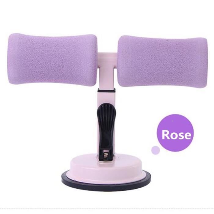Ventouse Sit-Up Aide Abdominal abdos Équipement de fitness Appareil d'assistant Hauteur réglable Violet