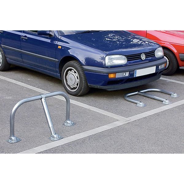 Barrière rabattable - serrures identiques Ø tubes 48 mm - Barrière de parking Délimitation de parking Marquage de parking Marquages