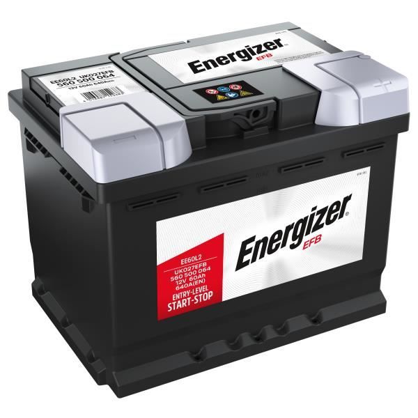Batterie ENERGIZER PREMIUM EFB EE60L2 12 V 60 AH 560 AMPS EN
