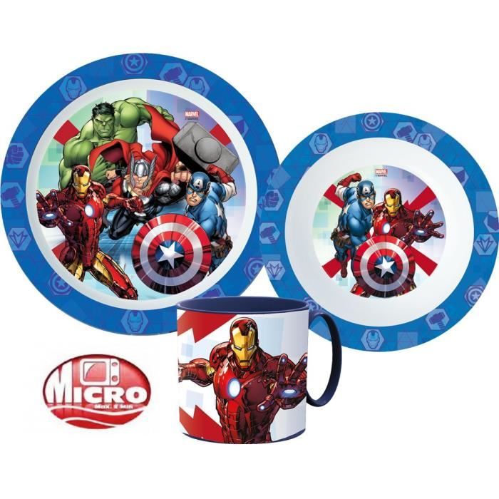 Lot Déjeuner Enfant 4 Pièces Ardtime Assiette Tasse Bol Coquetier Animaux