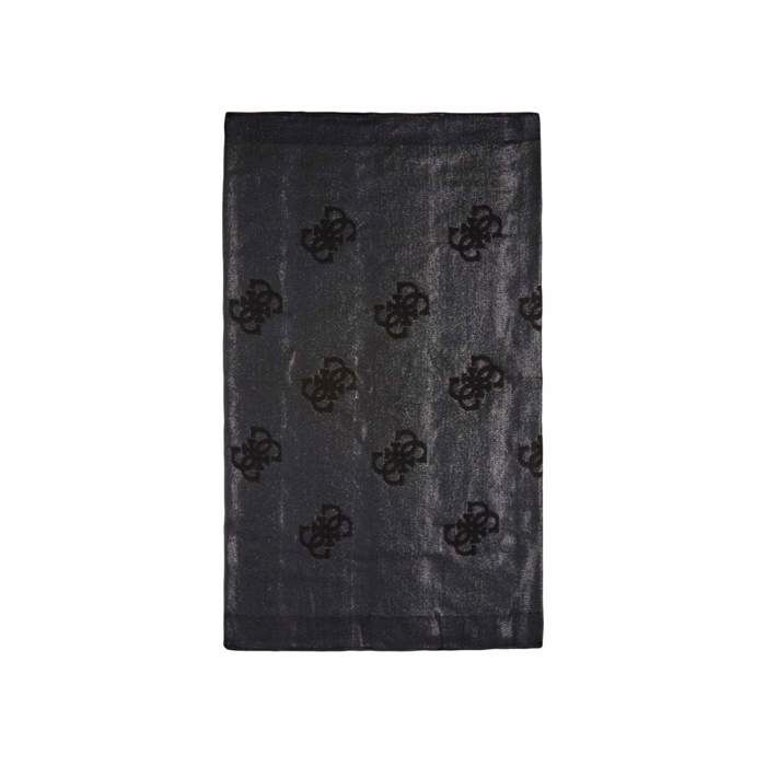 Écharpe Guess 4g Jacquard scarf Noir Femme