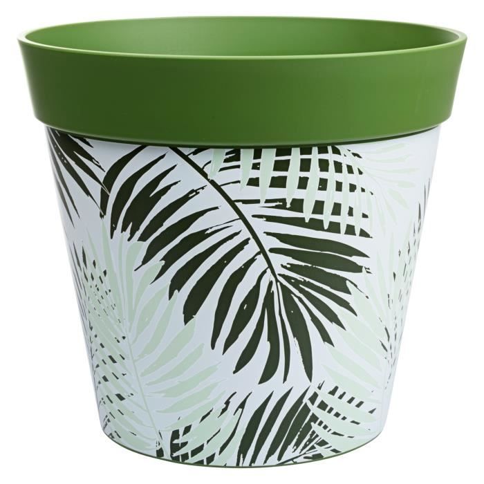 Hum Flowerpots Grand Pot De Fleurs Colorés D'intérieur/Extérieur Fougère Vert Foncé