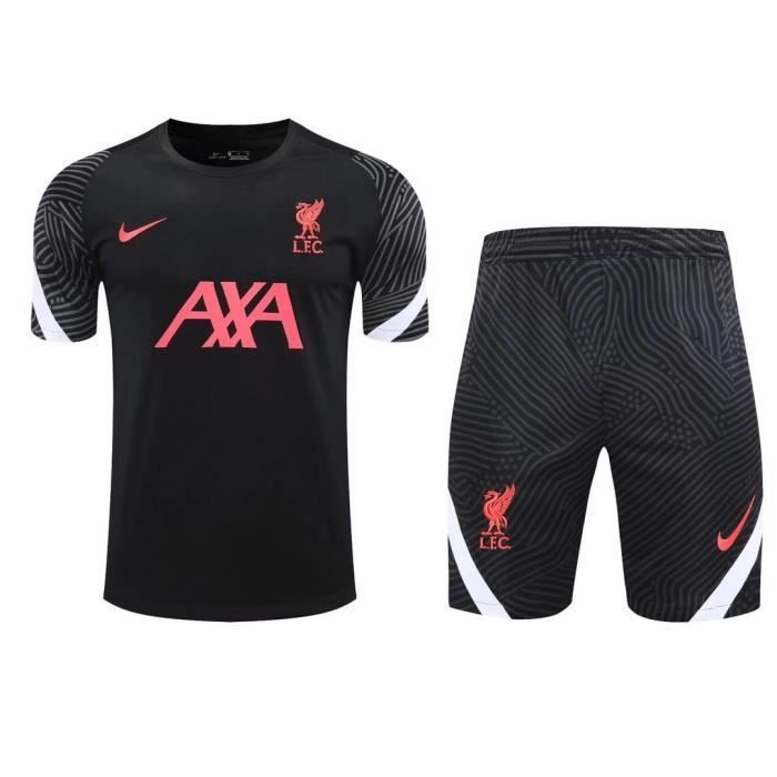 Maillot Liverpool Football Training Hauts + Short Adulte Kit 20/21.