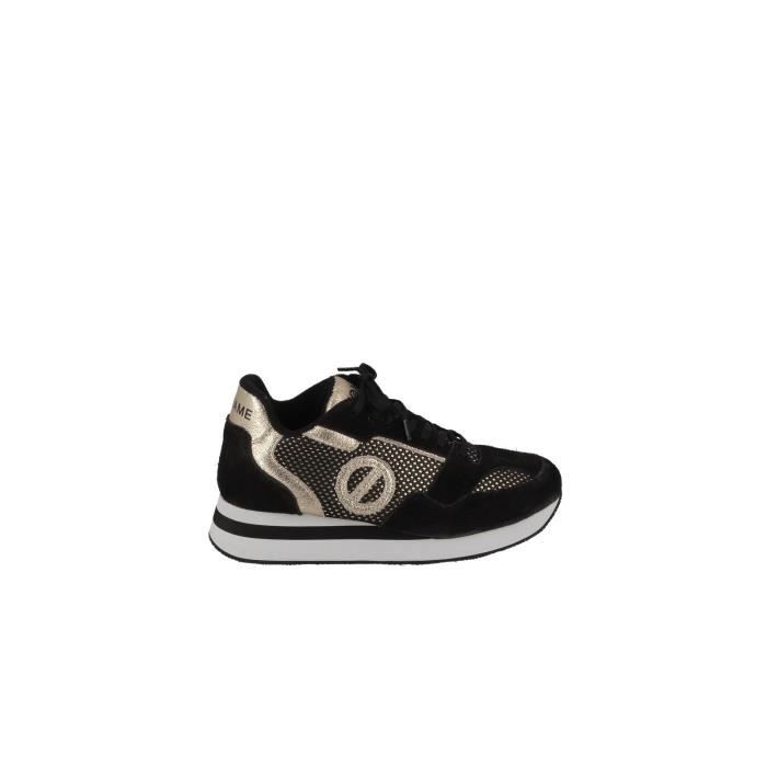 Basket plateforme PARKO RUNNER SUEDE/GLORY Noir/or